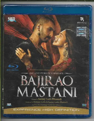 [BRDVD214] BAJIRAO MASTANI ( EROS HINDI BLURAY )