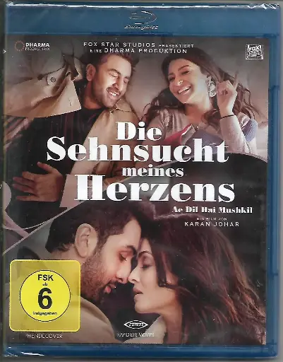 [BRDVD293] AE DIL HAI MUSHKIL  (ALIVE AG HINDI BLURAY)(REGION B)