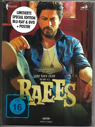 [BRDVD299] RAEES SPECIAL EDITION (ALIVE AG HINDI BLURAY)(REGION B) (BLURAY & DVD)